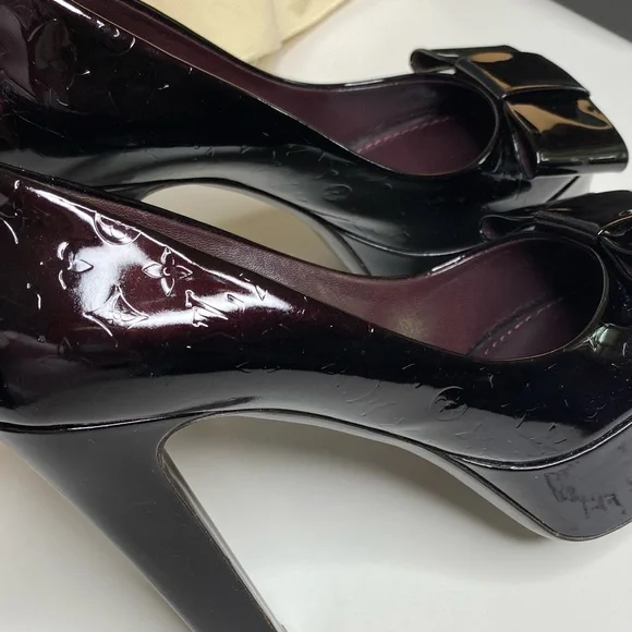 Louis Vuitton Monogram Vernis Lether Shoes - Picture 11 of 12